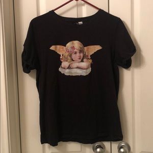 H&M DIVIDED angel tee